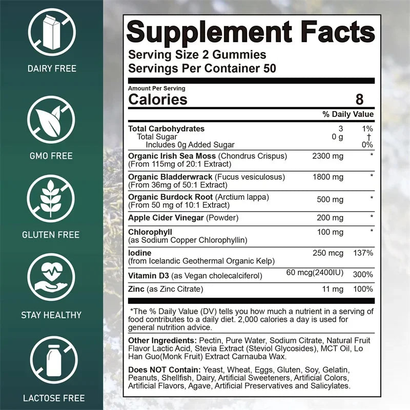 Premium Sea Moss Gummies™